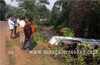 Puttur:  Empty gas tanker falls into ditch, driver escape unhurt